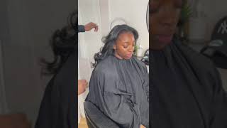 Microlink Weft Extensions on Short Hair [upl. by Billmyre]