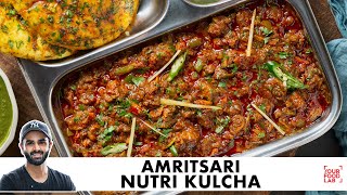 Amritsari Nutri Kulcha Recipe  Street Style Soya Bhuna Masala  न्यूट्री कुलचा  Chef Sanjyot Keer [upl. by Lekar]