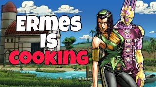 Ermes Costello Combos  JoJos Bizarre Adventure AllStar Battle R [upl. by Kozloski923]