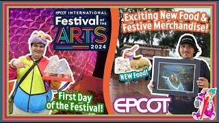 EPCOTs Festival of the Arts RETURNS for 2024  NEW Popcorn Bucket Food amp Art  Disney World [upl. by Burnett]