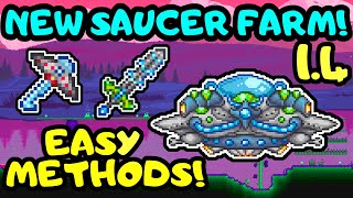 TERRARIA 14 MARTIAN SAUCER FARM Easy Martian Saucers Terraria 14 Martian Madness Event Guide [upl. by Cima181]