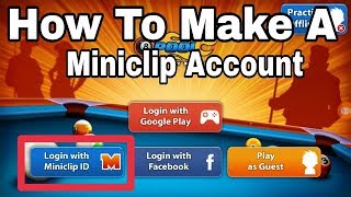 How To Create A 8 Ball Pool Miniclip Account For Andorid Device hindiurdu [upl. by Kera993]