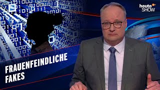 Gefahr durch KIDeepfakes So viele Nacktbilder werden gefälscht  heuteshow vom 08032024 [upl. by Trik871]