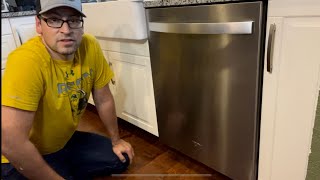 How to Install a Whirlpool Dishwasher  step by step [upl. by Snodgrass]