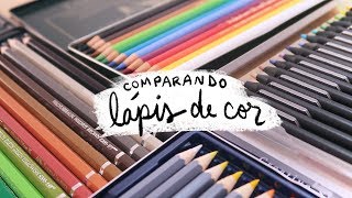 COMPARAÇÃO FABER SUPERSOFT GOLDFABER POLYCHROMOS E ALBRECHT DÜRER [upl. by Fulviah842]