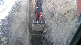 How to dig pipeline ditch [upl. by Windzer]