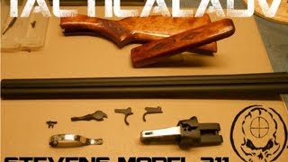 Savage  Stevens Model 311 Restoration Side by Side Double Barrel 12 gauge [upl. by Alleahcim145]