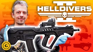 Firearms Expert Reacts To Helldivers 2’s Guns [upl. by Gone]