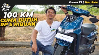 MURAH BANGET Jajal Motor Listrik Yadea T9  MotoFun Indonesia [upl. by Gomez]