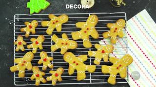 Galletas de jengibre navideñas  Recetas Navideñas  Food Network Latinoamérica [upl. by Azalea746]