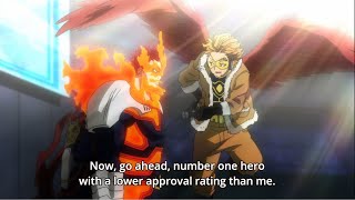 Hawks annoying Endeavor for 2 minutes straight SUB [upl. by Rycca]