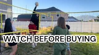 BEST SUMMER BBQ ACTIVITY  4 Square Volleyball Net  Honest Review [upl. by Asinla529]