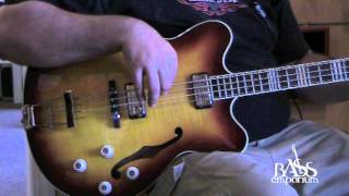 Hofner Verythin Contemporary Bass Demo [upl. by Jillana]