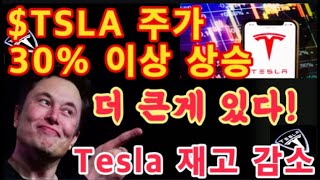 테슬라 주가 30 이상 상승 앞으로 더 큰게 있다  올해 전환점 바로 눈 앞  Tesla 재고 감소  Morgan Stanley TSLA  테슬라 투자 [upl. by Nevet]