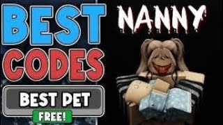 NANNY CODES FEBRUARY 2024  ROBLOX  NANNY GIFT CODES  CÓDIGOS NANNY  NANNY REDEEM CODES [upl. by Ajaj]