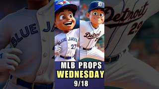 6 BEST MLB Player Prop Bets Today  WEDNESDAY 918 [upl. by Linzy]