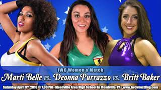 Deonna Purrazzo vs Britt Baker vs Marti Belle [upl. by Laina]