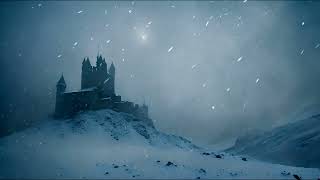 Strong Winter Winds for Sleeping Sounds of Night Snowstorm in a Mountain Castle Howling Blizzard [upl. by Natassia]