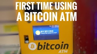 First time i Use a Bitcoin ATM 🤑 [upl. by Ahsilla594]