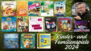 Kinderspiele und Familienspiele 2024 Was lohnt sich Teil 1 [upl. by Nuahsel]