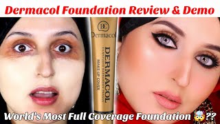 Dermacol Makeup Cover Foundation HONEST Review  PRICE amp Demo  World Most Full Coverage Foundation [upl. by Seaman]