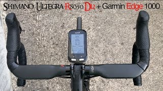 Shimano Ultegra R8050 Di2  Garmin Edge 1000 [upl. by Angeli]