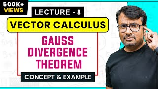 Vector Calculus  Gauss Divergence Theorem  Example and Solution [upl. by Auqenat]