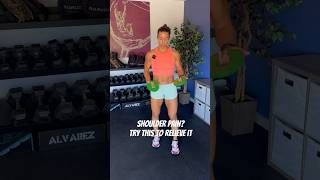 Shoulder pain Try this to relieve it  share with others to help them fitness shorts [upl. by Hilliary]