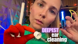 ASMR Giving You The DEEPEST Ear Cleaning [upl. by Ahsaz]