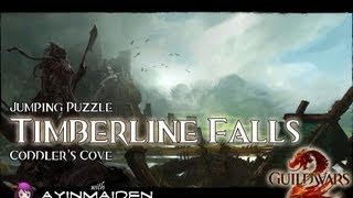 Guild Wars 2  Jumping Puzzle  Timberline Falls Coddlers Cove [upl. by Aidiruy235]