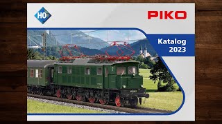 PIKO Katalog H0 2023 – Modellbahn Modelleisenbahn [upl. by Ahsiem]