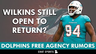 Dolphins Rumors Are HOT Christian Wilkins Returning Still Sign DJ Reader Robert Hunt Leaving [upl. by Eetsud]