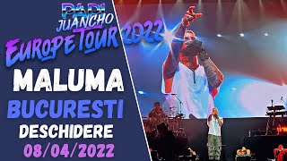 Concert Maluma Bucuresti  08 Aprilie 2022  intrare show deschidere [upl. by Rawna345]