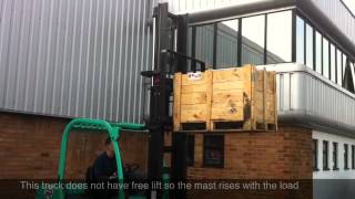 Forklift Truck Free Lift Demonstration [upl. by Edvard]