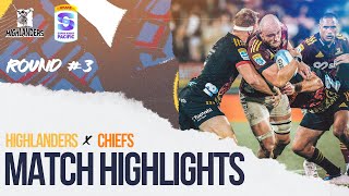 HIGHLIGHTS  Highlanders Vs Chiefs  Super Rugby Pacific Round 3 [upl. by Alano]