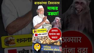 अन्सार चाचा गिऱ्हाईकांच्या जिवावर मारतात उड्या shorts ansarchacha vadapav maybhumifood [upl. by Atina991]