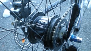 Shimano Nexus Alfine 8 speed How it works [upl. by Rendrag]