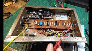 Hagstrom Bass 210 Guitar Amplifier Restoration Part 2 [upl. by Adnopoz]