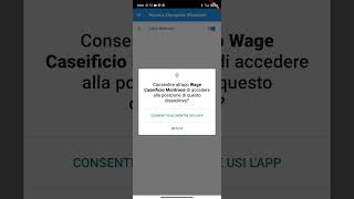 WAGE permessi accesso alla posizione del dispositivo [upl. by Rudy]