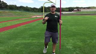 Javelin Throw  The 3 Step Approach  wwwEliteThrowsCoachingcom [upl. by Kiernan]