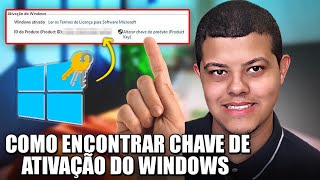 5 maneiras para encontrar sua Chave de Ativação do Windows [upl. by Lenny]