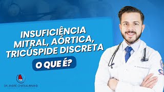 Insuficiência mitral aórtica tricúspide discreta O QUE É [upl. by Bettzel]