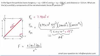 In the figure the particles have charges q1q2 [upl. by Ajan]