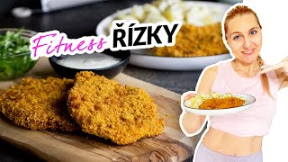 ZDRAVÉ ŘÍZKY BEZ SMAŽENÍ 💚 fitness recept do trouby i horkovzdušné fritézy [upl. by Zolner]