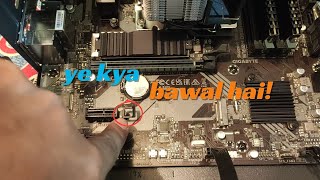 Gigabyte b760 secondary ssd m2 installation  m2 clamp  easy installation ssd stick [upl. by Yaj]