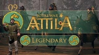 Lets Play Total War Attila Legendary  Franks  Ep09  The Varinians Departure [upl. by Nimajeb49]