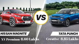 Tata Punch vs Nissan Magnite Comparison [upl. by Solley]