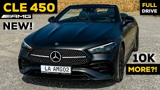 2024 MERCEDES CLE 450 Cabriolet AMG SHOULD YOU PAY 10K MORE FOR The 6 Cylinder POV Drive Review [upl. by Aicilehp]