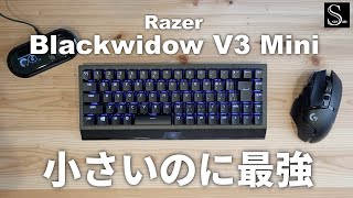 【これぞ完成形】Razer新作65キーボードが小さいのに使いやすすぎる！！  Blackwidow V3 Mini Hyperspeed [upl. by Sillig]