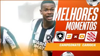 MELHORES MOMENTOS BOTAFOGO X BANGU [upl. by Donohue]